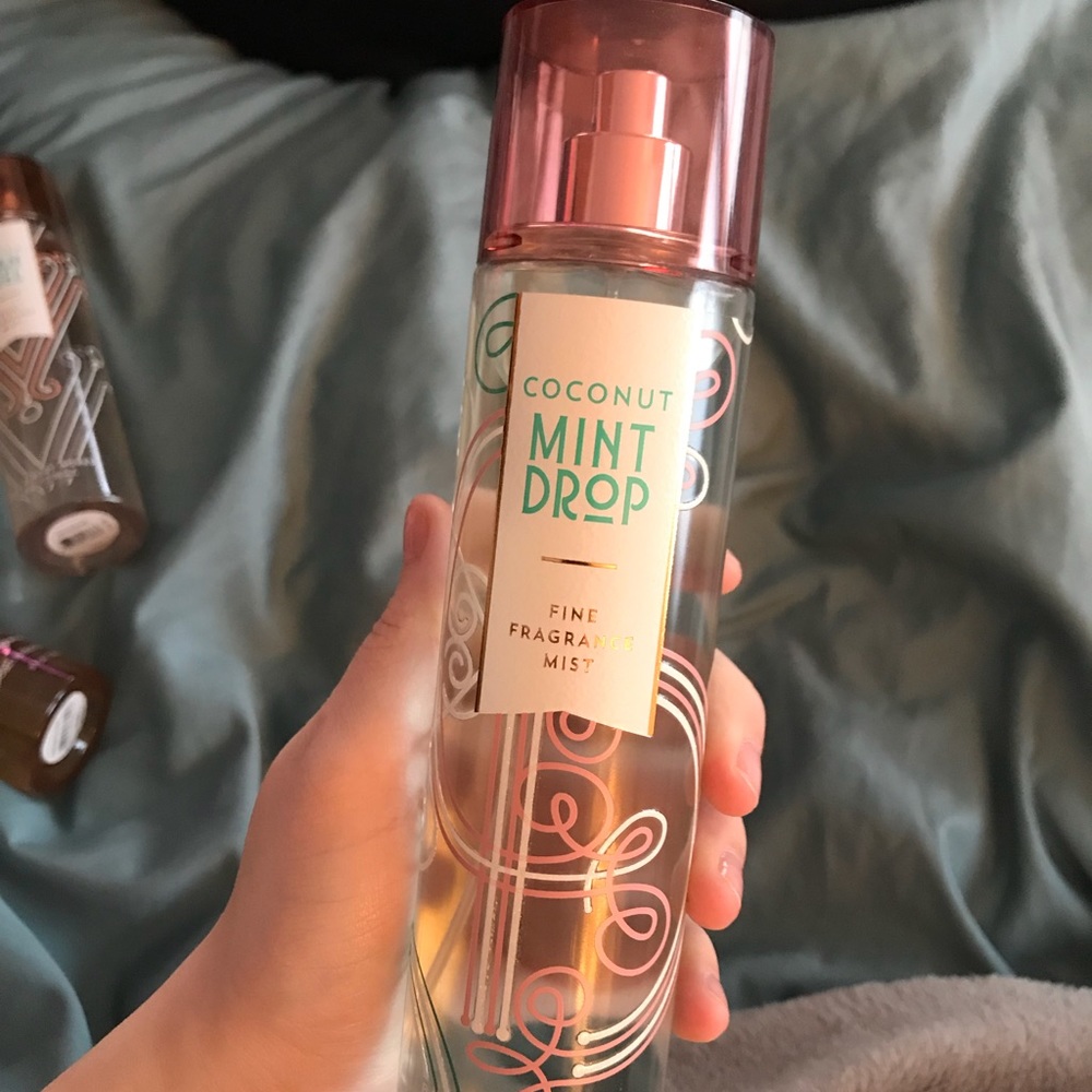 Coconut Mint Drop Bath and Body Works Mist